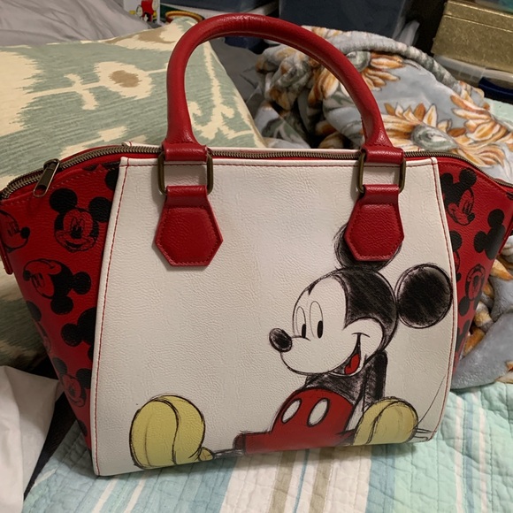 Mickey Mouse♥️🎶Disney ♥️ Loungefly large satchel - Picture 2 of 12